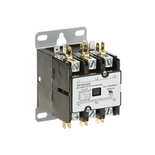 Picture of Contactor (3 Pole,25 Amp,240V) for Manitowoc Part# 2006619