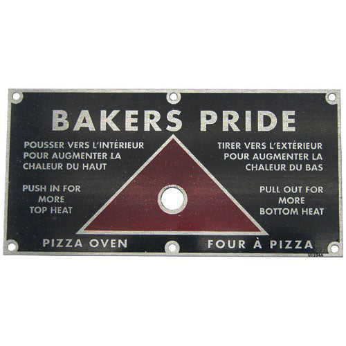 Picture of Plate  for Bakers Pride Part# U1224A