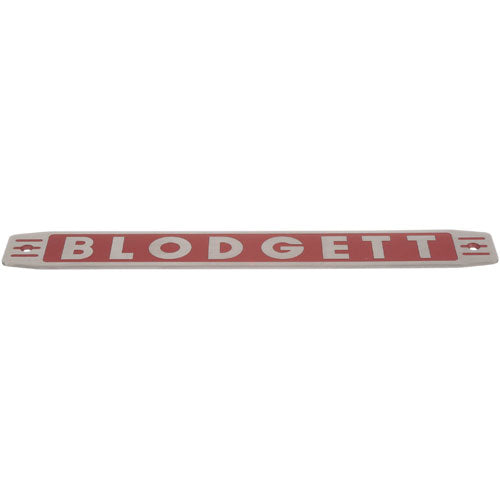 Picture of Name Plate  for Blodgett Part# 11255