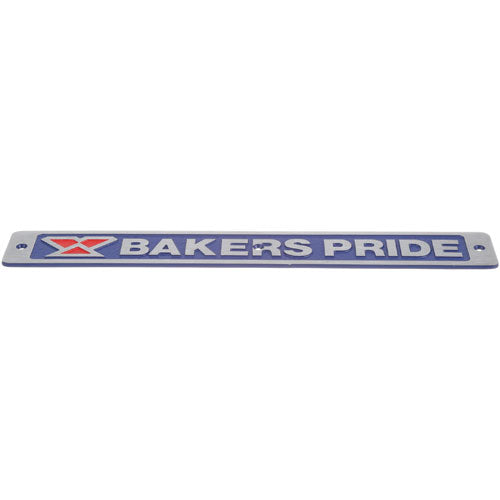 Picture of Nameplate  for Bakers Pride Part# 2M-U1043A