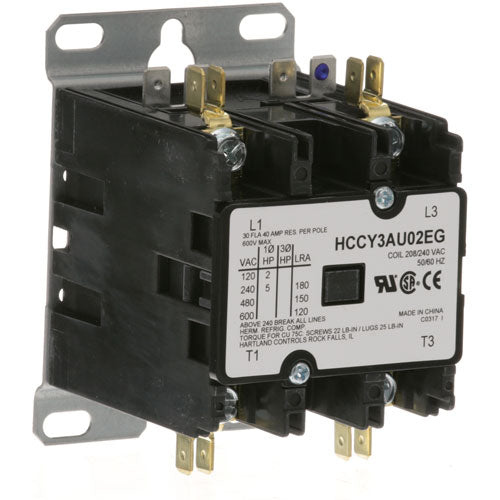 Picture of Contactor 2P 30/40A 208/240V for Southbend Part# 1161525