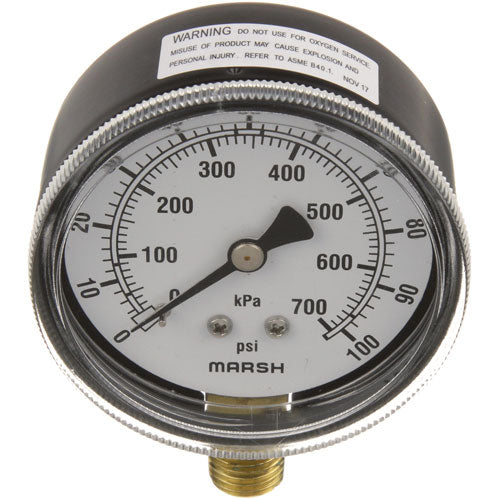 Picture of Pressure Gauge 2-1/2, 0-100Psi for Cleveland Part# 07169