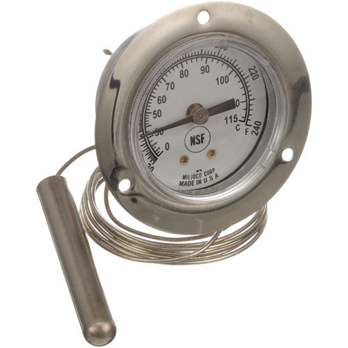 Picture of Thermometer 2", 30-240F,  3" Flange for Southbend Part# 1185205